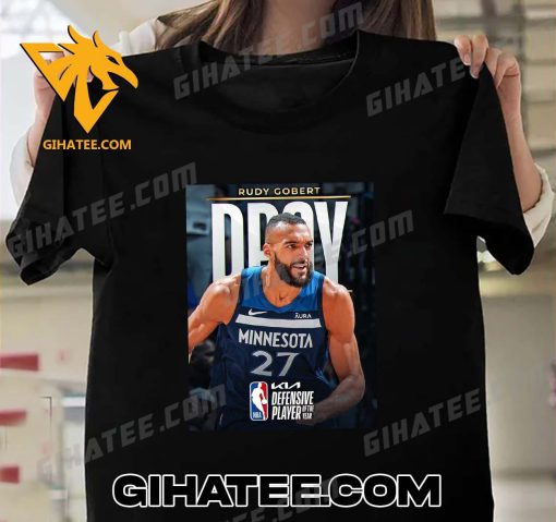 Rudy Gobert DPOY 2023-24 Kia NBA Defensive Player of the Year T-Shirt