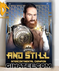 Sami Zayn Outlasts Big Bronson Reed And Chad Gable To Remain Intercontinental Champion Poster Canvas