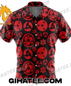 Sharingan Naruto Shippuden Hawaiian Shirts And Shorts Matching