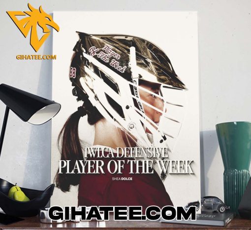 Shea Dolce Iwlca Defensive Player Of The Week Poster Canvas