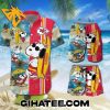Snoopy Surfing Kansas City Chiefs Short-Sleeve Hawaiian Shirts Summer Beach