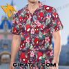 Spider Man With Floral Hawaiian Shirt And Shorts Set