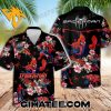 Spiderman Hibiscus Flower Aloha Hawaiian Shirt Set