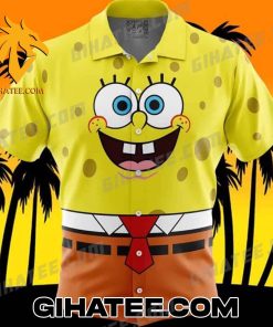 Spongebob SquarePants Nickelodeon Cosplay Spongebob Hawaiian Shirt And Beach Shorts
