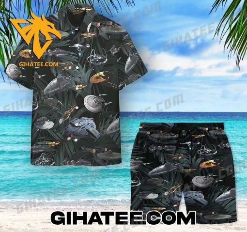 Star Trek Starships Hawaiian Shirt And Shorts