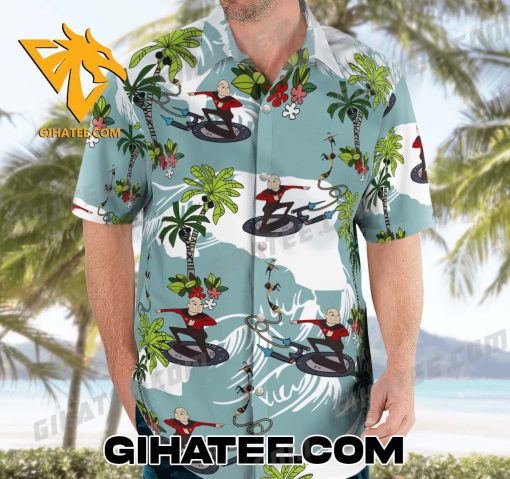 Star Trek Surfing Cartoon Style Short-Sleeve Hawaiian Shirts