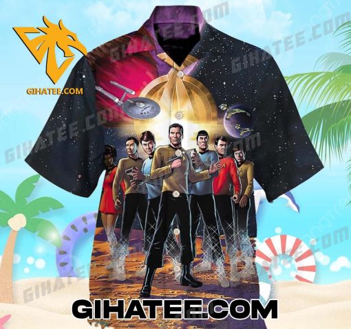 Star Wars Enthusiasts Star Trek Inspired Hawaiian Shirts And Shorts Matching