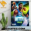 The Rise Of Anthony Edwards NBA Poster Canvas