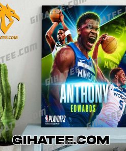 The Rise Of Anthony Edwards NBA Poster Canvas