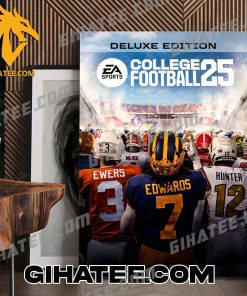 The deluxe edition cover of EA Sports College Football 25 Poster Canvas