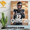 Travis Hunter NCAA Football 25 Cover Concept Poster Canvas