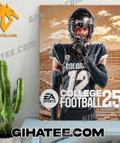 Travis Hunter NCAA Football 25 Cover Concept Poster Canvas