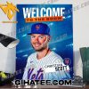 Welcome To The Show Christian Scott New York Mets Poster Canvas