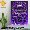 Welcome To Walter Cup Champions 2024 PWHL Minnesota Poster Canvas