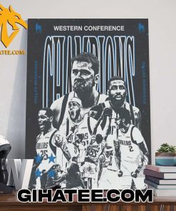 Welcome To Western Conference Champions 2024 Is Dallas Mavericks Poster Canvas