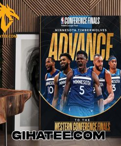 Welcome To Western Conference Finals Minnesota Timberwolves Poster Canvas