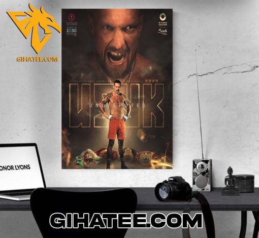 Welcome  to Undisputed Heavyweight Champion Is Oleksandr Usyk Poster Canvas