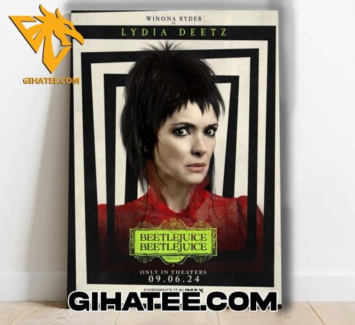 Winona Ryder Is Lydia Deetz In Beetlejuice Beetlejuice Movie Poster Canvas