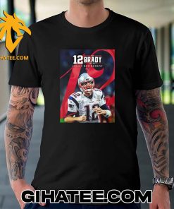 12 Tom Brady Jersey Retirement New England Patriots T-Shirt