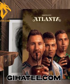 Argentina kick off their Copa América title defense with a W in Atlanta Poster Canvas