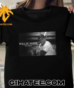 Baseball Hall of Famer Willie Mays died at the age of 93 T-Shirt