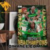 Boston Celtics 2023 – 2024 NBA Champions Poster Canvas