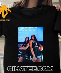 Caitlin Clark And Aliyah Boston Chicago Sky T-Shirt