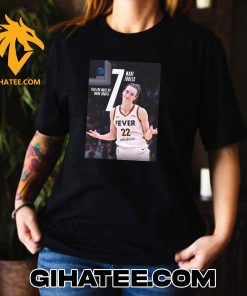 Caitlin Clark Tied For Most By WNBA Rookie 7 Made Threes T-Shirt