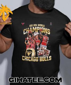 Celebrate 1991 NBA World Champions Chicago Bulls T-Shirt