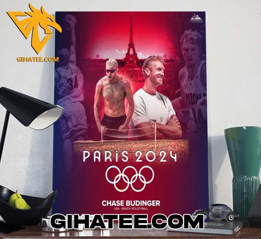 Chase Budinger Paris 2024 Poster Canvas