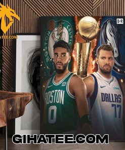 Coming Soon Jayson Tatum Boston Celtics vs Dallas Mavericks Luka Doncic Game 1 Poster Canvas