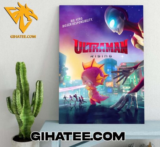 Coming Soon Ultraman Rising Movie Poster Canvas