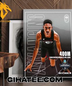 Congrats Christopher Morales Williams 400m 2024 Track And Field Championships Poster Canvas