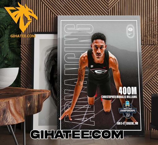 Congrats Christopher Morales Williams 400m 2024 Track And Field Championships Poster Canvas