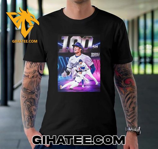 Congrats Shohei Ohtani notches his 100th career stolen base T-Shirt