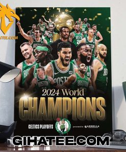 Congratulations Boston Celtics 2024 World Champions Poster Canvas