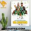 Congratulations Boston Celtics NBA Champions 2024 Poster Canvas With New Design