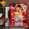 Congratulations Florida Panthers Champs 2024 Stanley Cup Champions Poster Canvas
