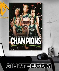 Congratulations Minnesota Lynx 2024 WNBA Commissioners Cup Champions Poster Canvas