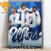 Congratulations New York Yankees 40 Wins MLB Poster Canvas