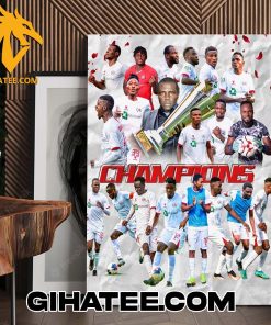 Congratulations Rangers International FC Champions Of NPFL 2024 Poster Canvas