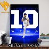 Congratulations Seth Lugo First Al Pitcher To 10 Wins Poster Canvas