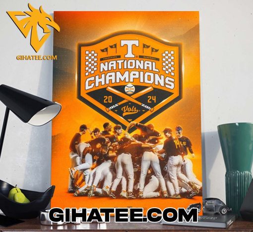 Congratulations Tennessee Volunteers 2024 National Champions Poster Canvas