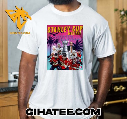 Florida Panthers On Stanley Cup Mestari Style Art T-Shirt