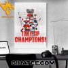 Florida Panthers Stanley Cup champions 2024 Trophy Poster Canvas