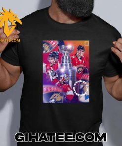 Florida Panthers Win The Stanley Cup 2024 For The First Time In Franchise History T-Shirt