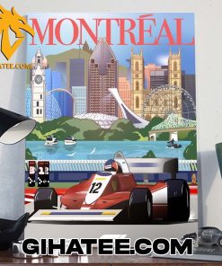 Formula 1 Montreal Canadian GP 2024 Poster Canvas