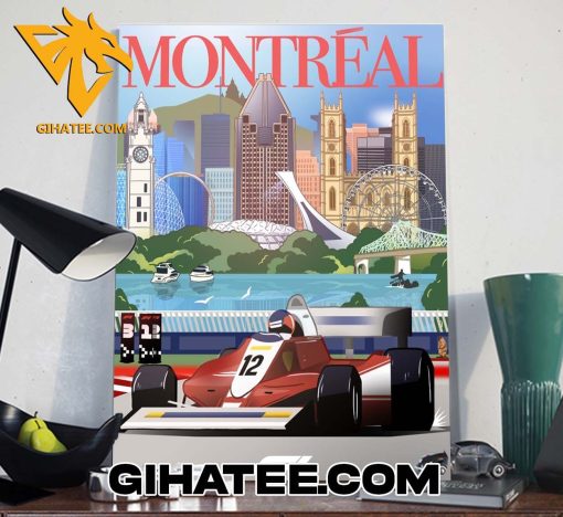 Formula 1 Montreal Canadian GP 2024 Poster Canvas