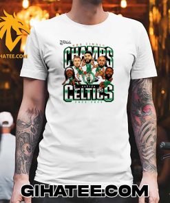 Funny Boston Celtics 2024 NBA Finals Champions Art Style T-Shirt