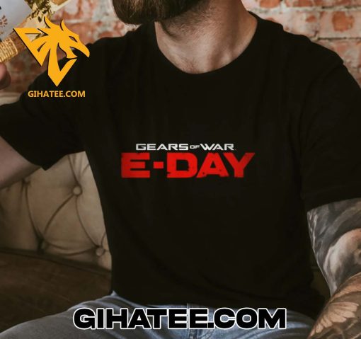 Gears Of War E-Day Logo New T-Shirt